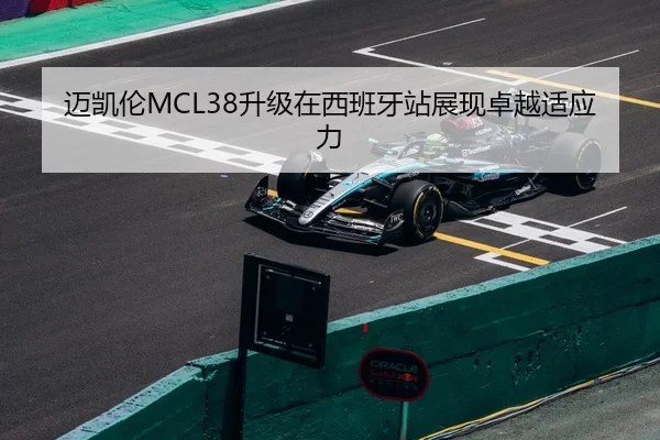 迈凯伦MCL38升级在西班牙站展现卓越适应力